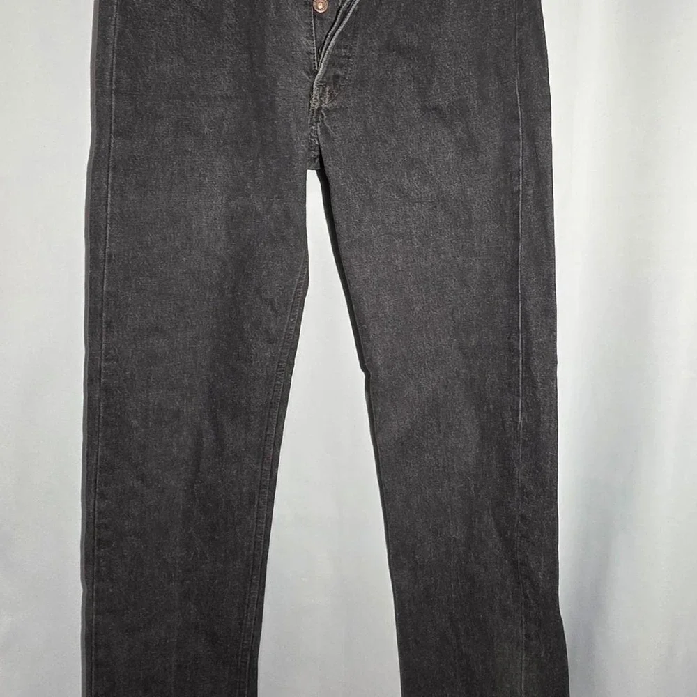 Vintage 1990 Levi's 501-0658 Black Jeans USA Made W32 L36 Button Fly 653